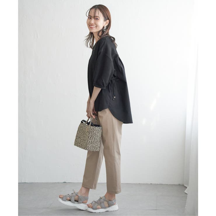 異素材切り替えサイドリボンプルオーバー | ikka  | 詳細画像11 