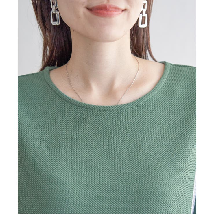 異素材切り替えサイドリボンプルオーバー | ikka  | 詳細画像24 