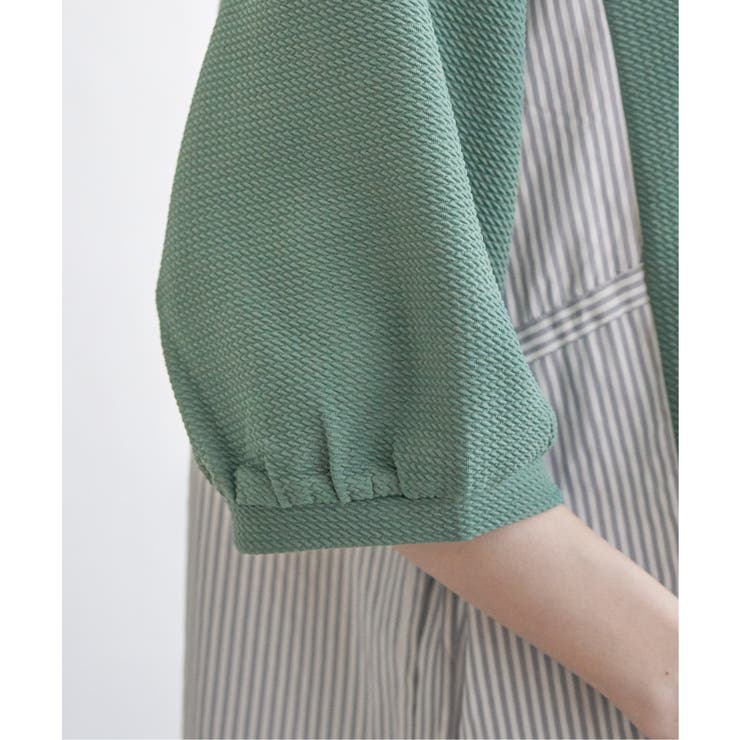 異素材切り替えサイドリボンプルオーバー | ikka  | 詳細画像27 