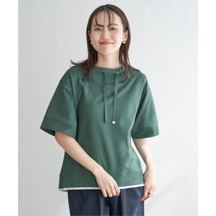 グリーン | 【親子コーデ】コットンUSAミニワッフルスピンドル | ikka 