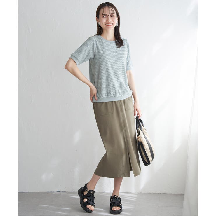 幾何学ジャガードプルオーバー | ikka  | 詳細画像9 