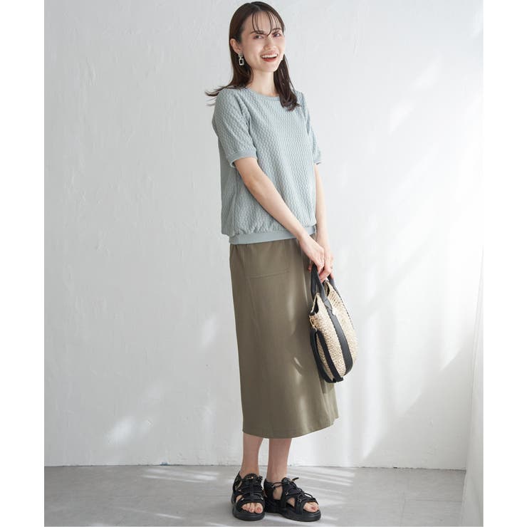 幾何学ジャガードプルオーバー | ikka  | 詳細画像10 