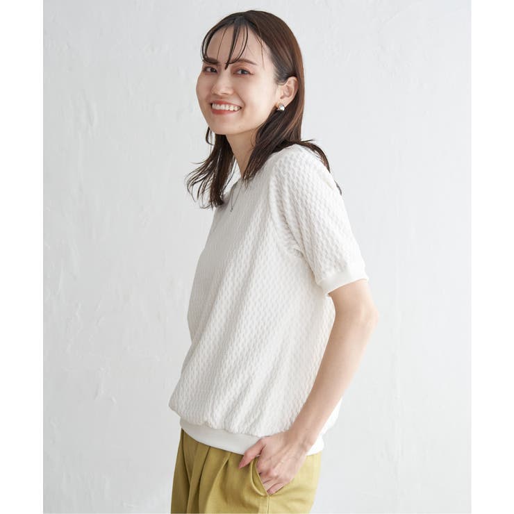 幾何学ジャガードプルオーバー | ikka  | 詳細画像11 