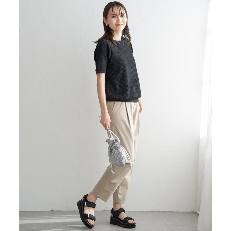 幾何学ジャガードプルオーバー | ikka  | 詳細画像16 