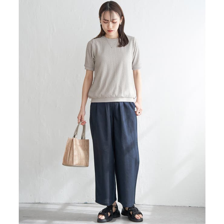 幾何学ジャガードプルオーバー | ikka  | 詳細画像18 