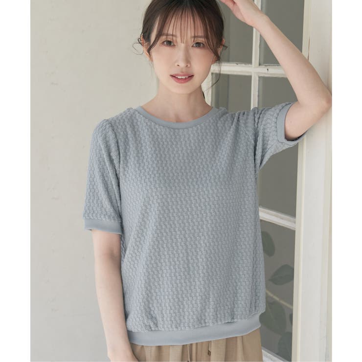 幾何学ジャガードプルオーバー | ikka  | 詳細画像1 