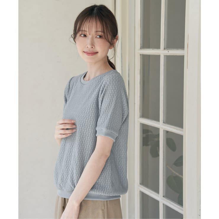 幾何学ジャガードプルオーバー | ikka  | 詳細画像2 