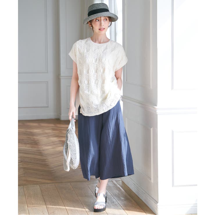 【お得だ値】レースジャガード切り替えプルオーバー | ikka  | 詳細画像6 