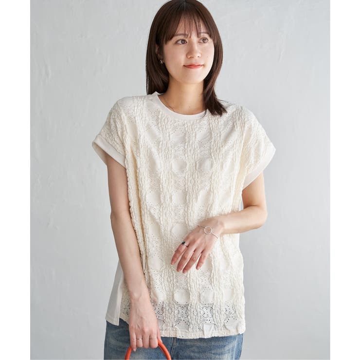 【お得だ値】レースジャガード切り替えプルオーバー | ikka  | 詳細画像11 