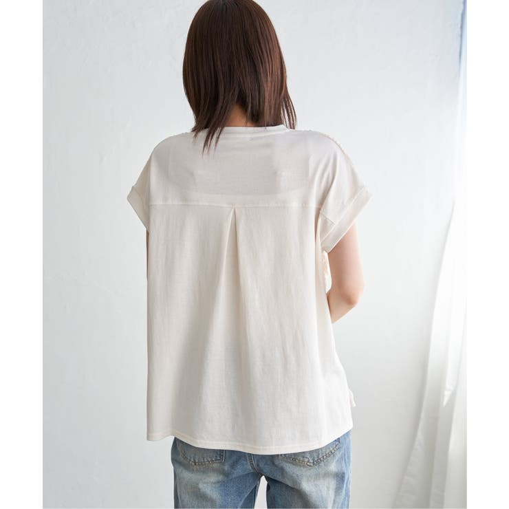 【お得だ値】レースジャガード切り替えプルオーバー | ikka  | 詳細画像12 