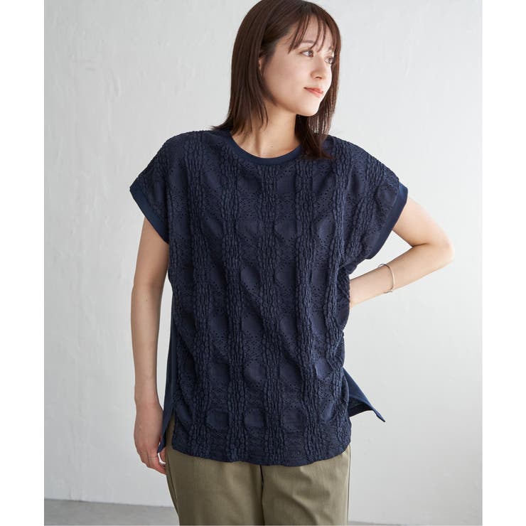 【お得だ値】レースジャガード切り替えプルオーバー | ikka  | 詳細画像19 