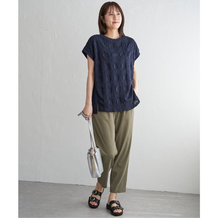 【お得だ値】レースジャガード切り替えプルオーバー | ikka  | 詳細画像20 