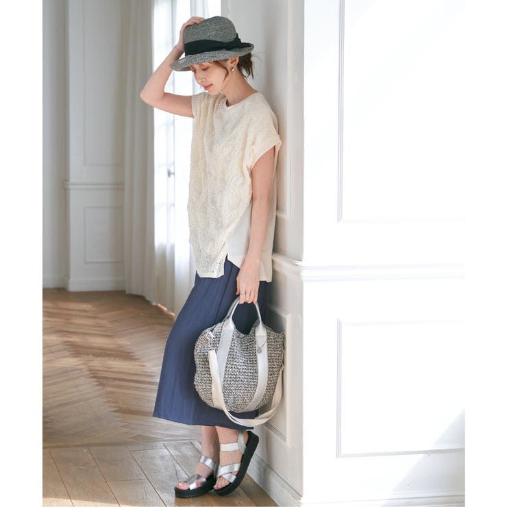 【お得だ値】レースジャガード切り替えプルオーバー | ikka  | 詳細画像4 