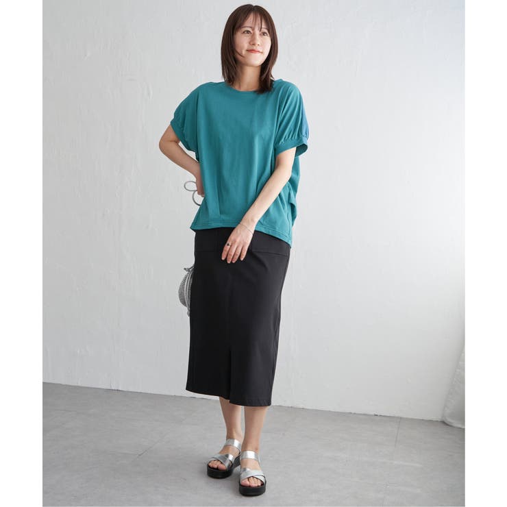 【お得だ値】冷感ドルマンタックプルオーバー【接触冷感／親子コーデ】 | ikka  | 詳細画像21 