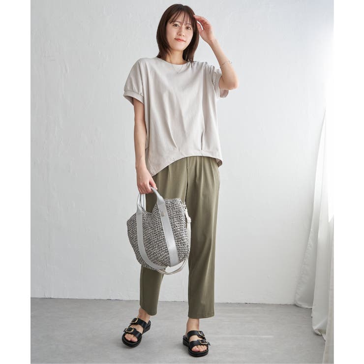 【お得だ値】冷感ドルマンタックプルオーバー【接触冷感／親子コーデ】 | ikka  | 詳細画像23 