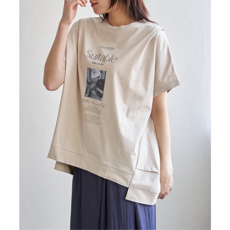 【親子コーデ】ロゴフォトプリントチュニックＴ | ikka  | 詳細画像14 