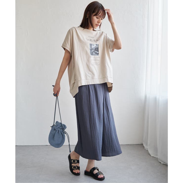 【親子コーデ】ロゴフォトプリントチュニックＴ | ikka  | 詳細画像15 