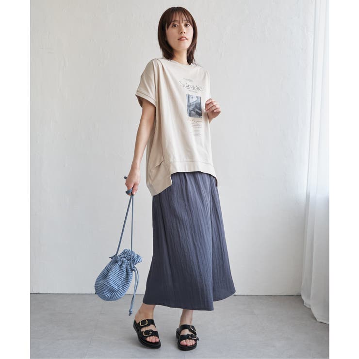 【親子コーデ】ロゴフォトプリントチュニックＴ | ikka  | 詳細画像16 