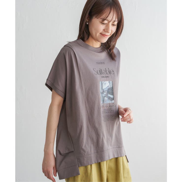 【親子コーデ】ロゴフォトプリントチュニックＴ | ikka  | 詳細画像17 