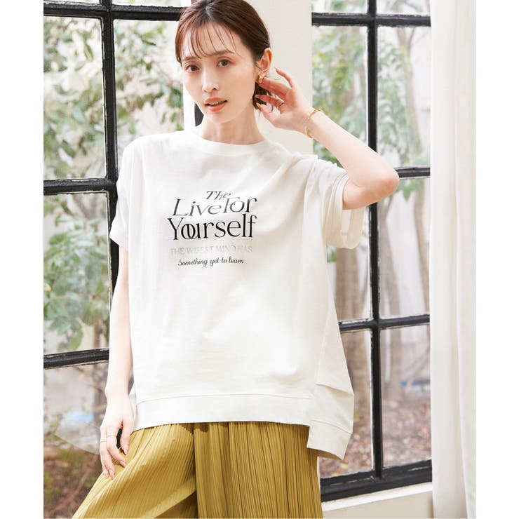 【親子コーデ】ロゴフォトプリントチュニックＴ | ikka  | 詳細画像3 