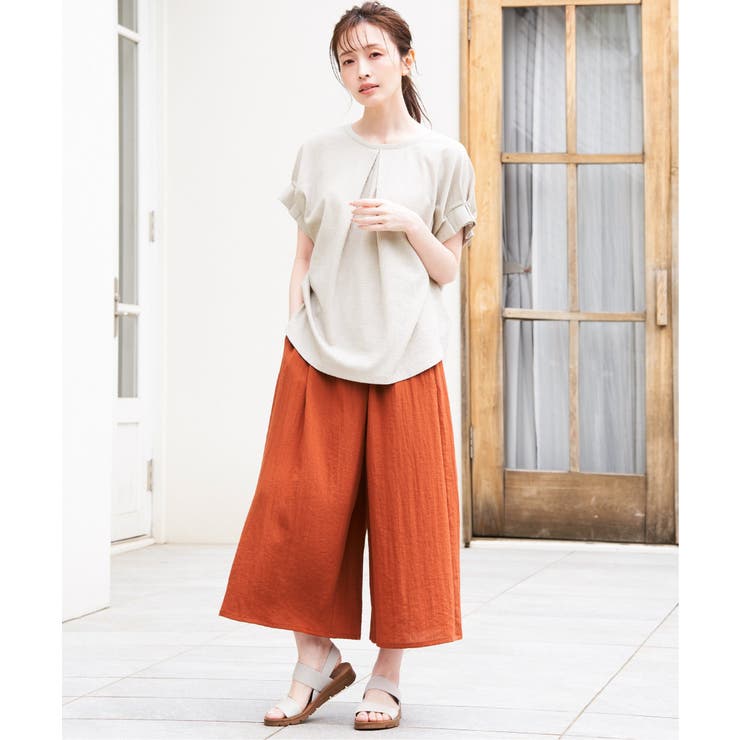 シアサッカー2WAY袖タックプルオーバー | ikka  | 詳細画像7 