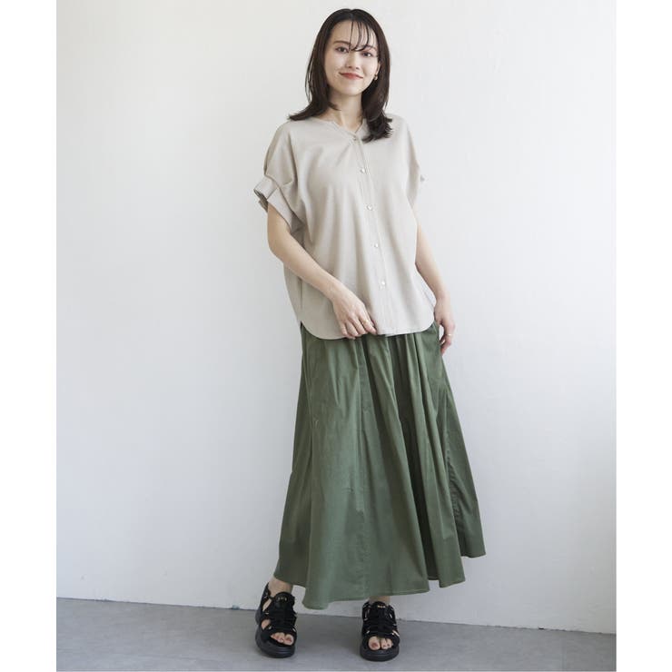 シアサッカー2WAY袖タックプルオーバー | ikka  | 詳細画像10 