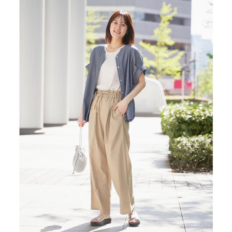 シアサッカー2WAY袖タックプルオーバー | ikka  | 詳細画像13 