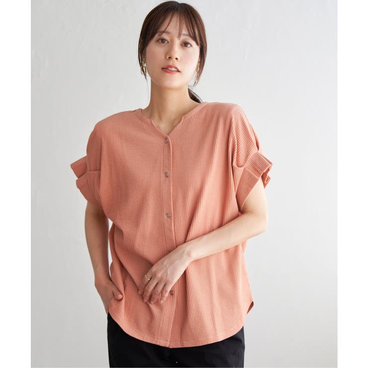 シアサッカー2WAY袖タックプルオーバー | ikka  | 詳細画像23 