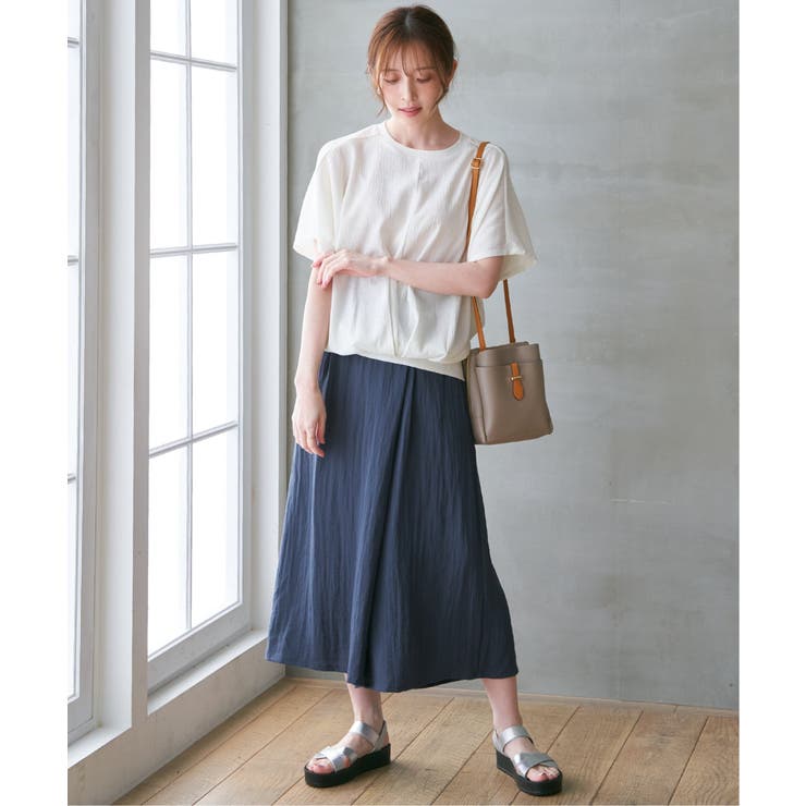 【お得だ値】ジャガードドルマン裾タックプルオーバー | ikka  | 詳細画像6 