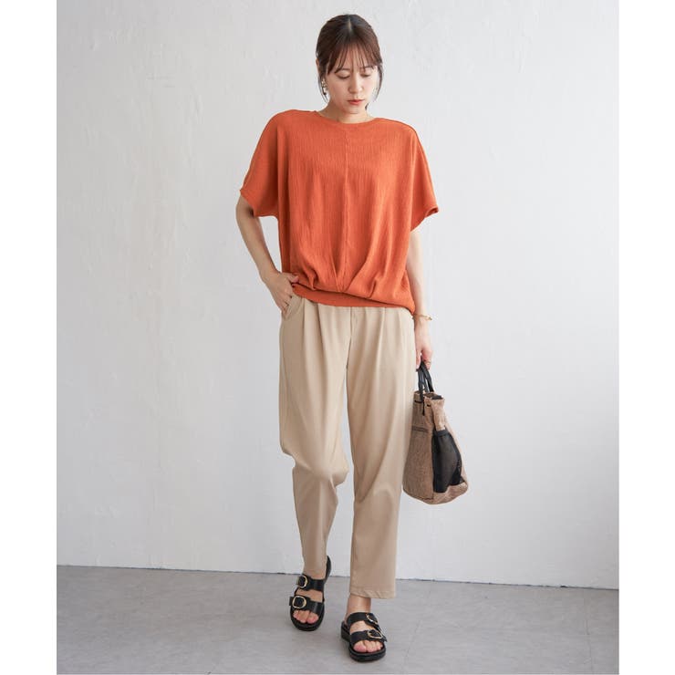 【お得だ値】ジャガードドルマン裾タックプルオーバー | ikka  | 詳細画像15 