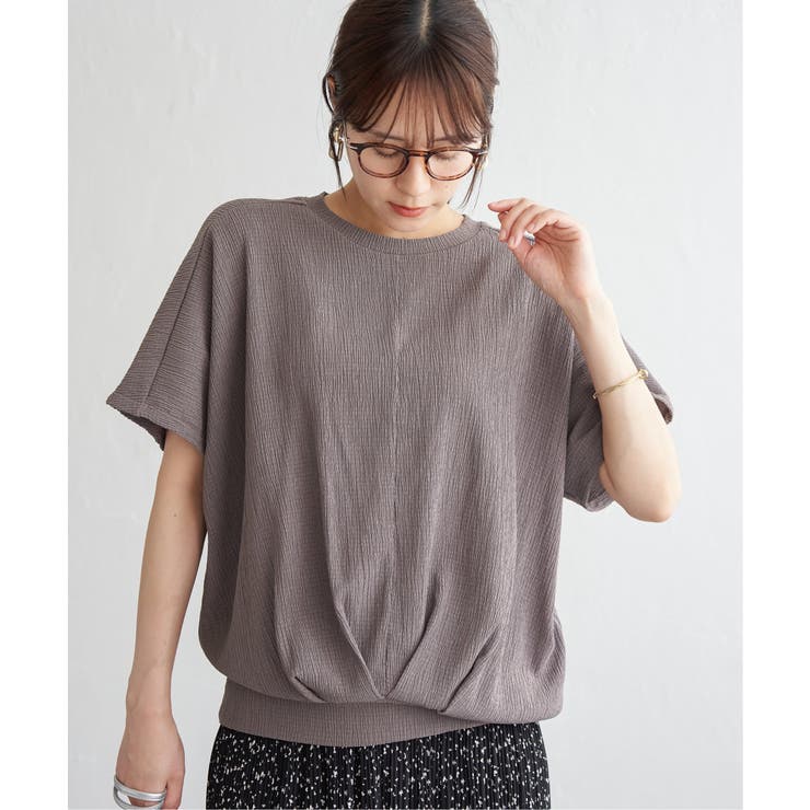 【お得だ値】ジャガードドルマン裾タックプルオーバー | ikka  | 詳細画像17 