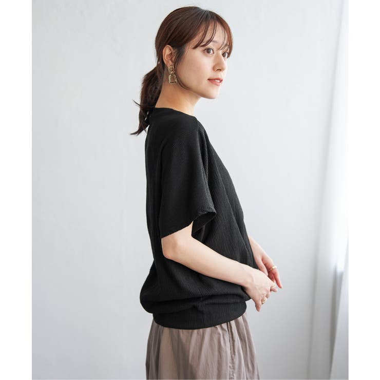 【お得だ値】ジャガードドルマン裾タックプルオーバー | ikka  | 詳細画像20 