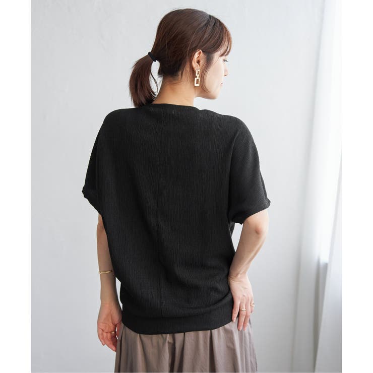 【お得だ値】ジャガードドルマン裾タックプルオーバー | ikka  | 詳細画像21 