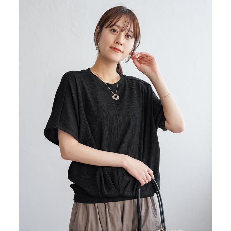 【お得だ値】ジャガードドルマン裾タックプルオーバー | ikka  | 詳細画像22 