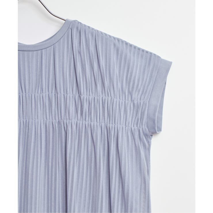 ストライプチュール2WAYプルオーバー | ikka  | 詳細画像23 