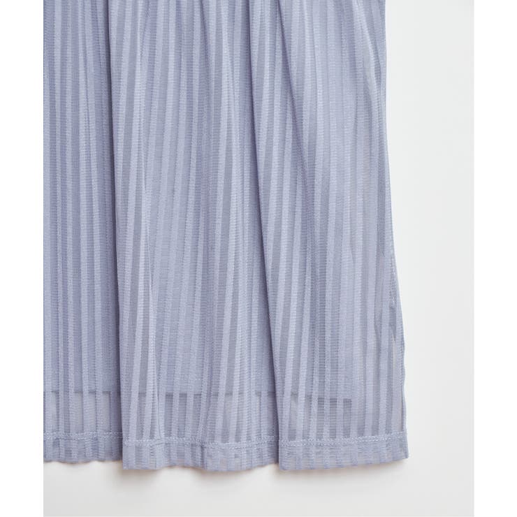 ストライプチュール2WAYプルオーバー | ikka  | 詳細画像24 