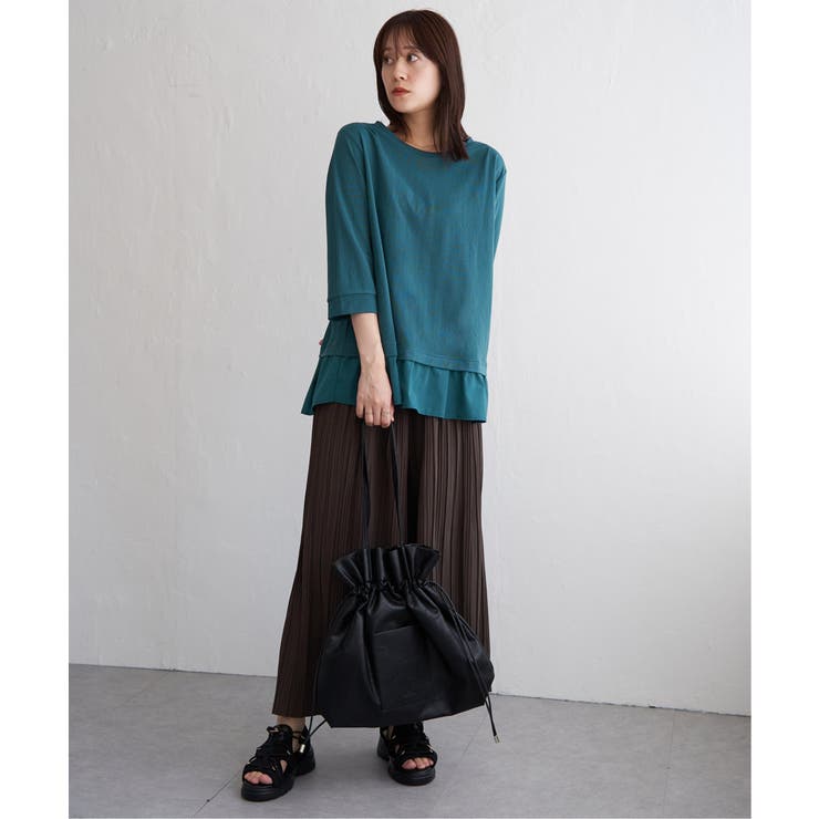 【接触冷感】冷感裾レイヤードプルオーバー  | ikka  | 詳細画像11 