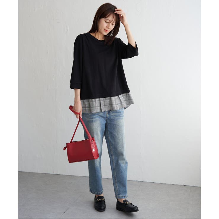 【接触冷感】冷感裾レイヤードプルオーバー  | ikka  | 詳細画像5 