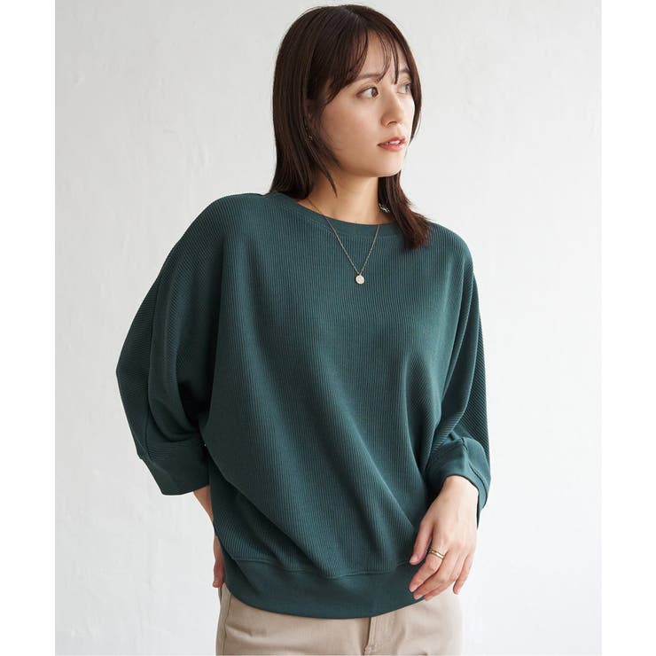 タックフライスドルマンプルオーバー | ikka  | 詳細画像11 