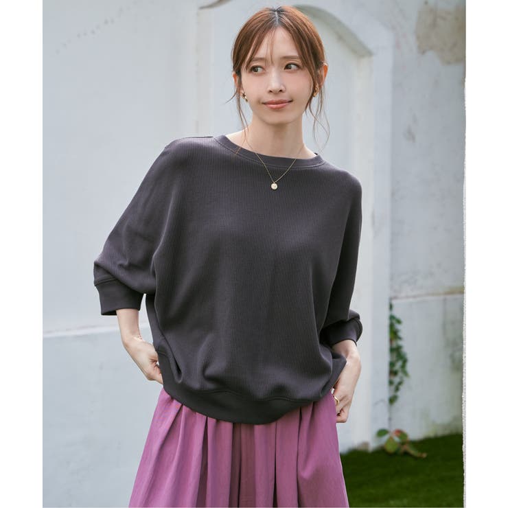 タックフライスドルマンプルオーバー | ikka  | 詳細画像3 