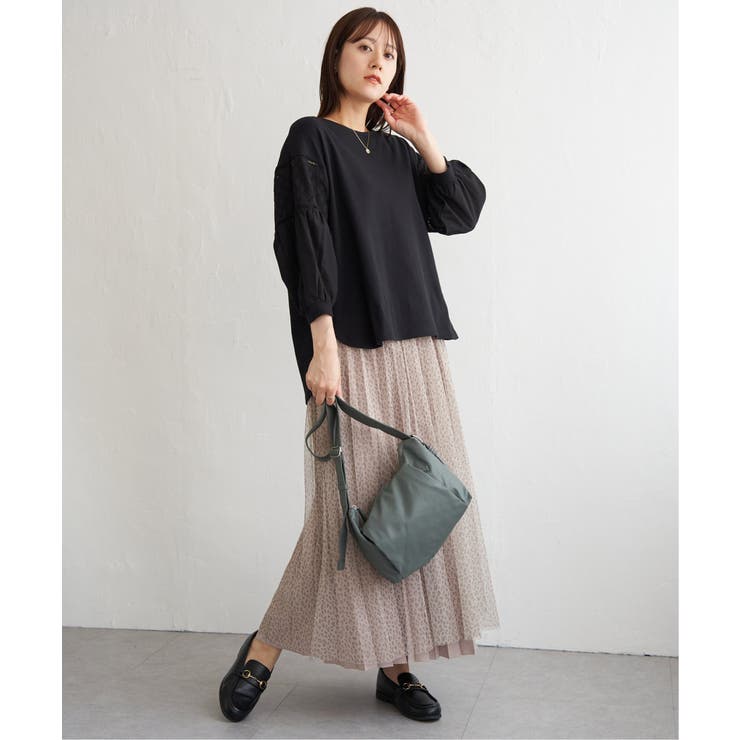 【親子コーデ】袖キカレース切り替えプルオーバー | ikka  | 詳細画像7 