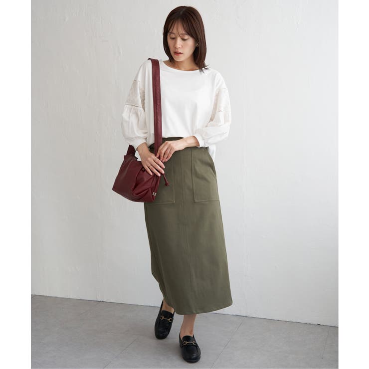 【親子コーデ】袖キカレース切り替えプルオーバー | ikka  | 詳細画像12 