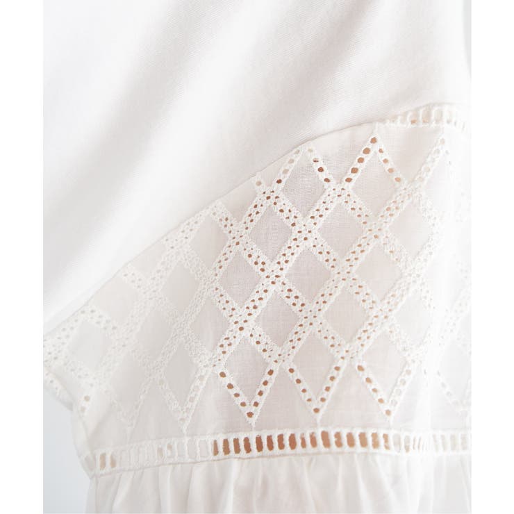 【親子コーデ】袖キカレース切り替えプルオーバー | ikka  | 詳細画像22 