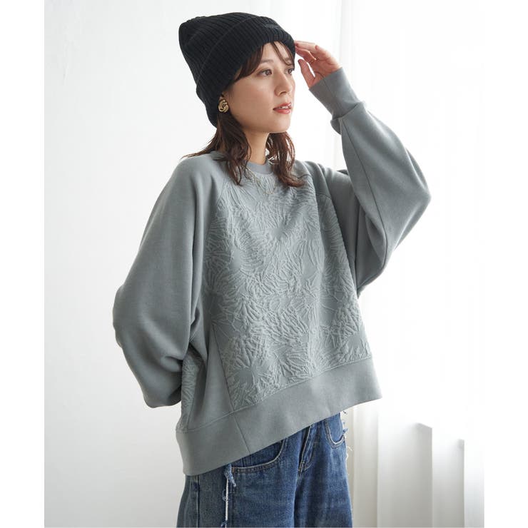 アートジャガードラグランプルオーバー | ikka  | 詳細画像8 