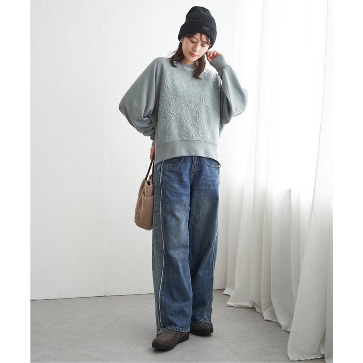 アートジャガードラグランプルオーバー | ikka  | 詳細画像10 