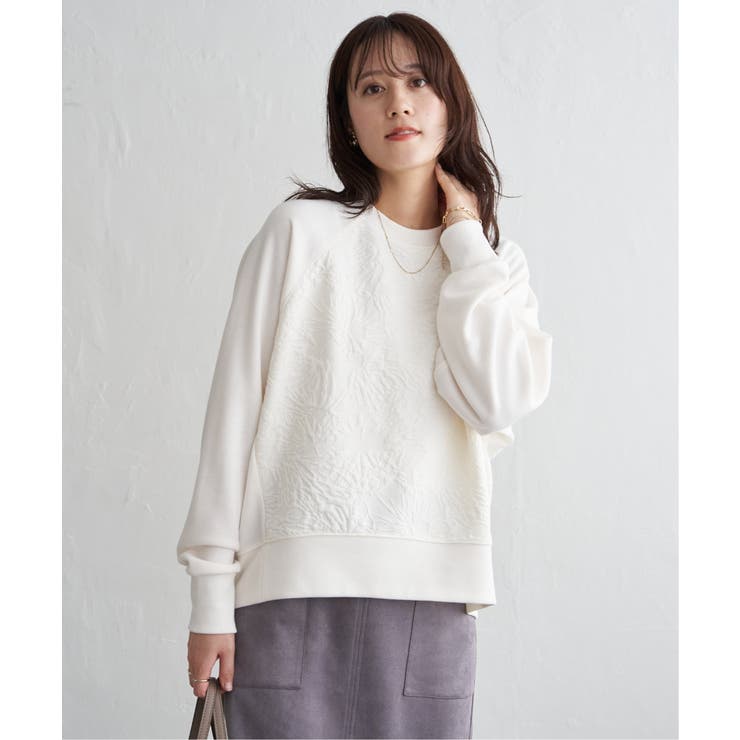 アートジャガードラグランプルオーバー | ikka  | 詳細画像1 