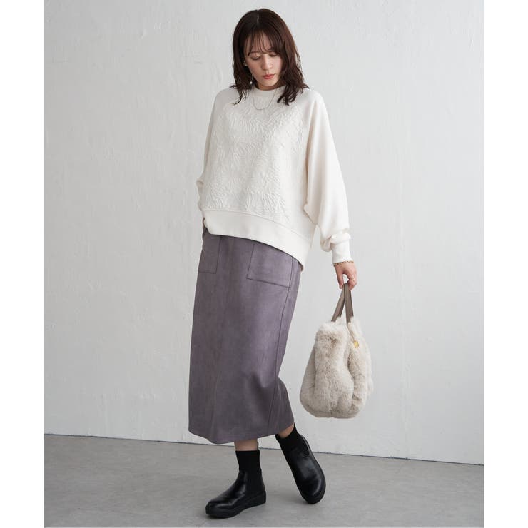 アートジャガードラグランプルオーバー | ikka  | 詳細画像3 