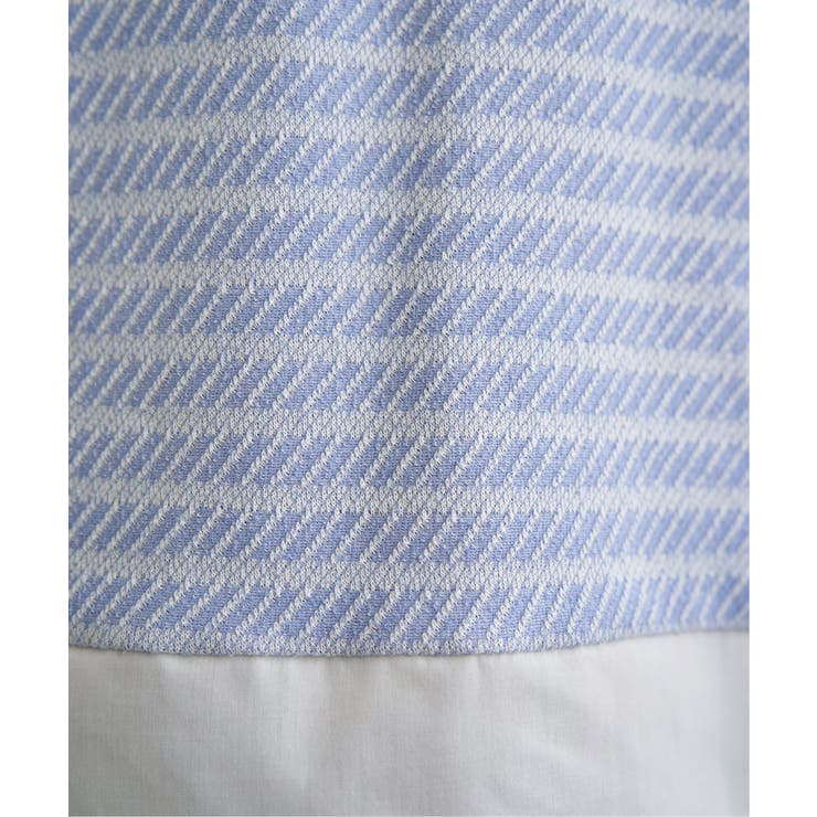 カットジャガード裾レイヤープルオーバー | ikka  | 詳細画像24 