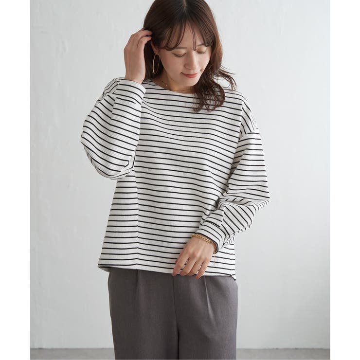 リップル裾タック長袖プルオーバー | ikka  | 詳細画像17 