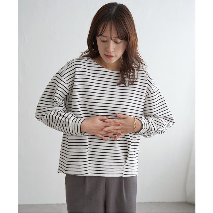 リップル裾タック長袖プルオーバー | ikka  | 詳細画像18 